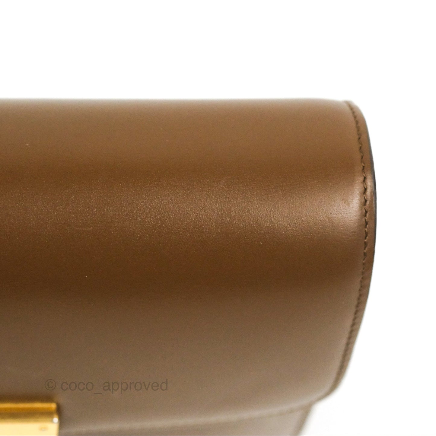 Celine Teen Classic Box Flap Caramel Box Calfskin