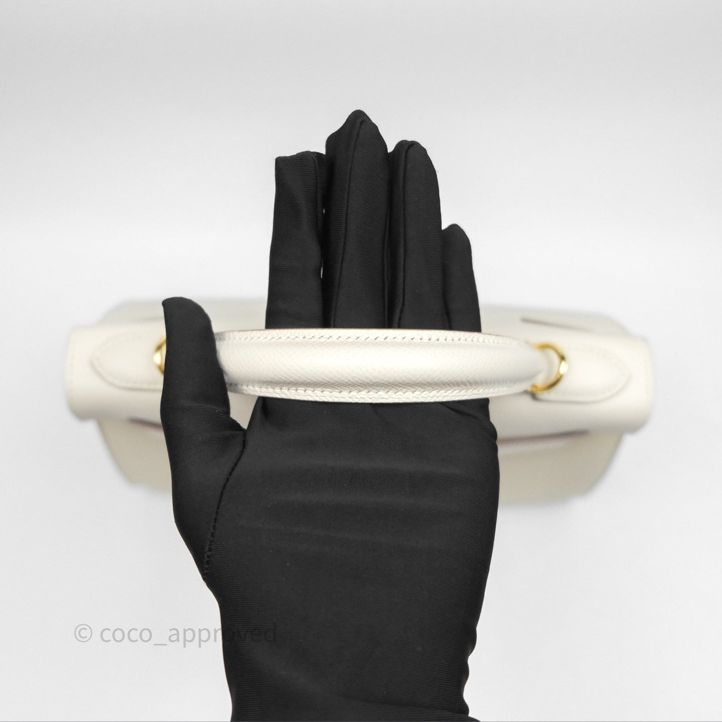 Hermès Kelly 28 Sellier Craie 10 Epsom Gold Hardware