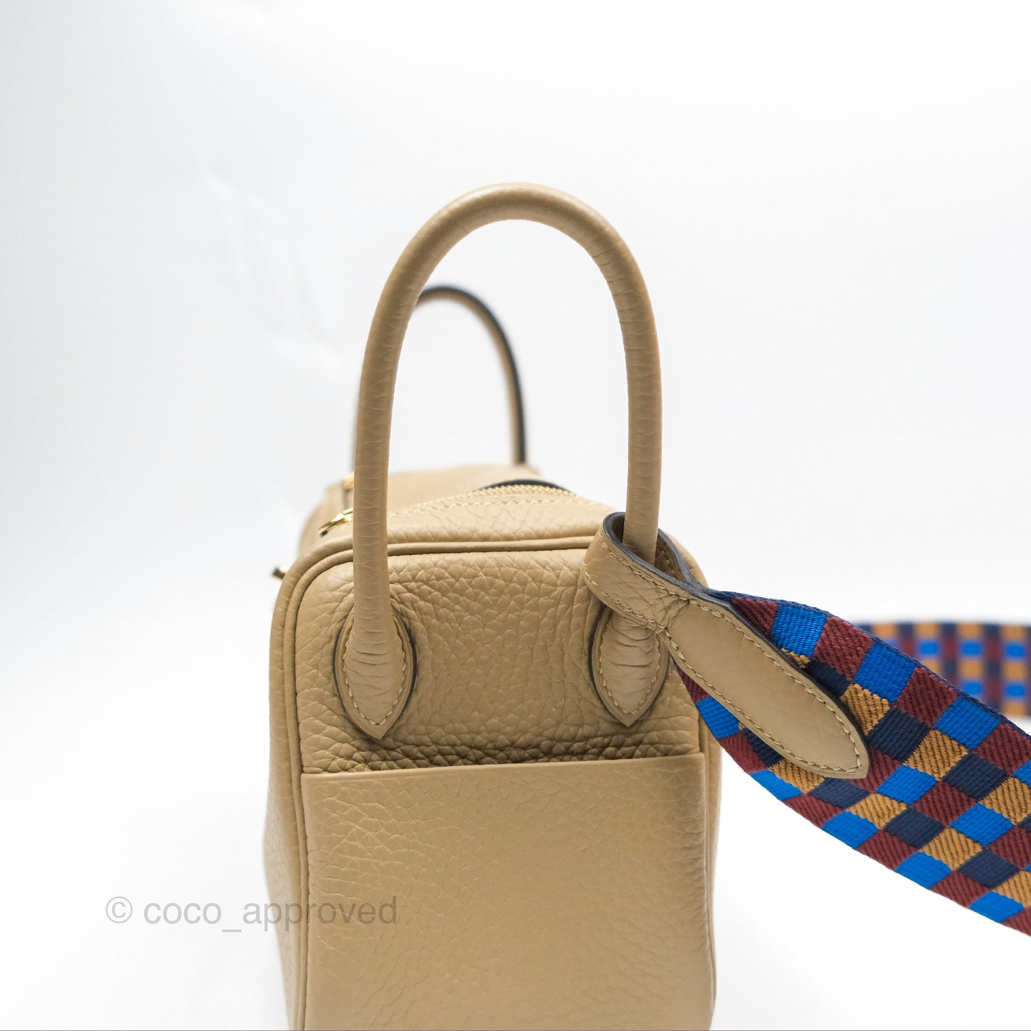 Hermes Mini Lindy 20 Trench S2 Clemence Maxi Quadrille Bleu Billard Biscuit 48 Rouge H