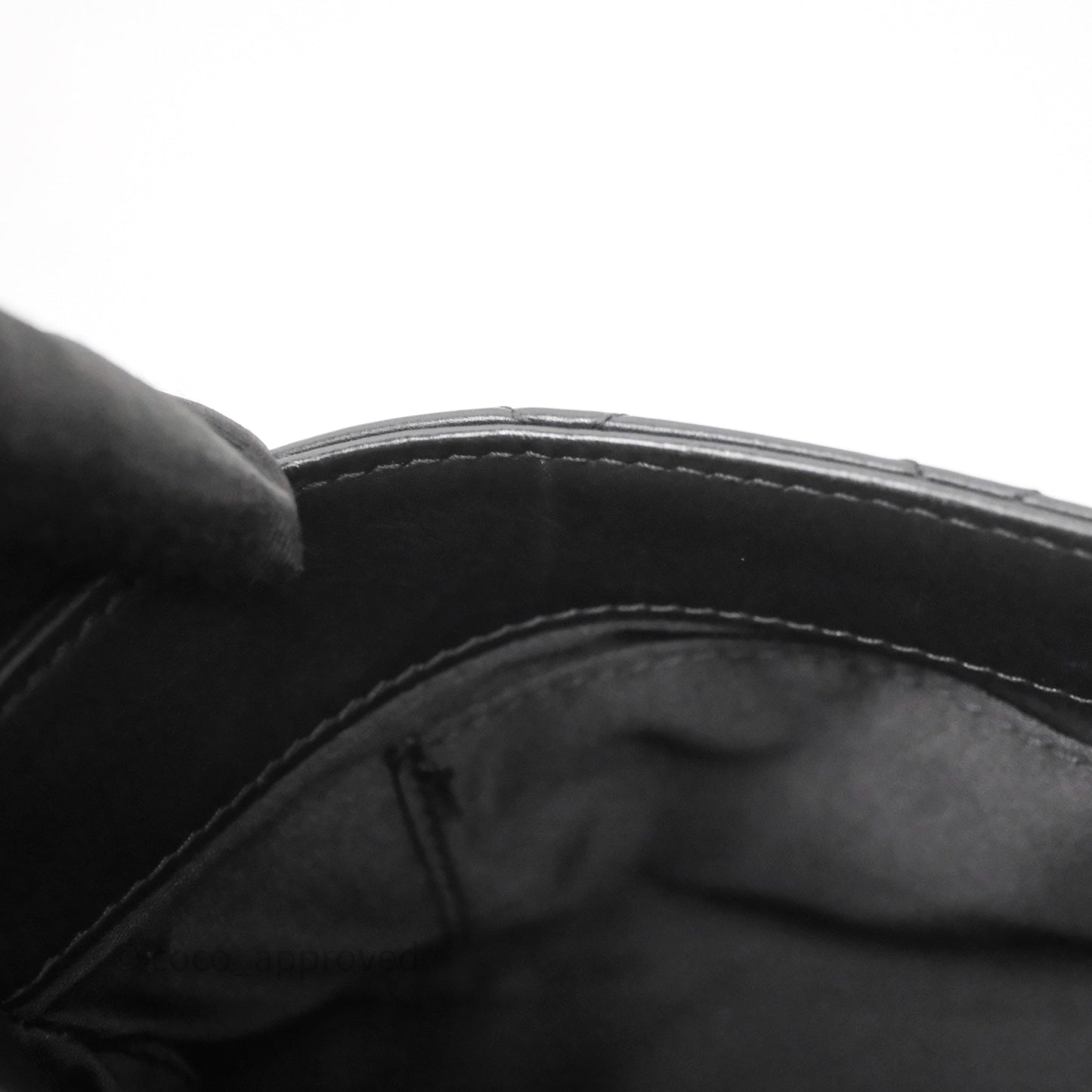 Chanel Quilted Flap Black Calfskin Silver Hardware