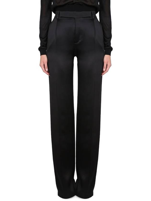 Luxury Saint Laurent 23 ss Satin Flare Pants 736713Y013G1000 B0020168885
