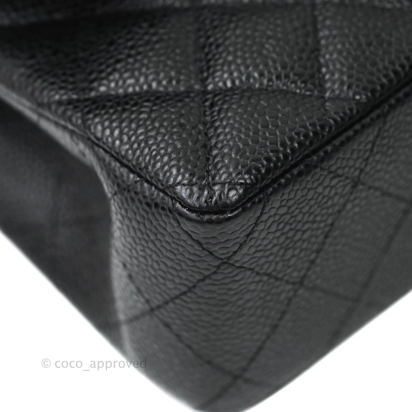 Chanel Classic Small S/M Flap Black Caviar Gold Hardware