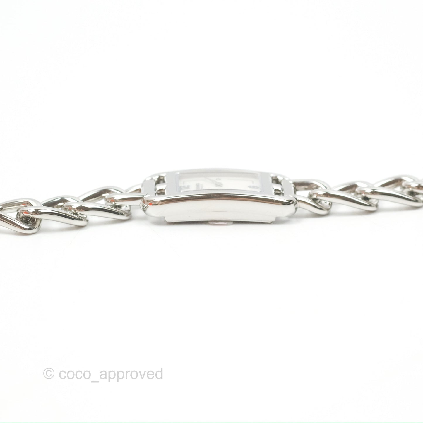 Hermès Nantucket Watch Steel Bracelet Palladium