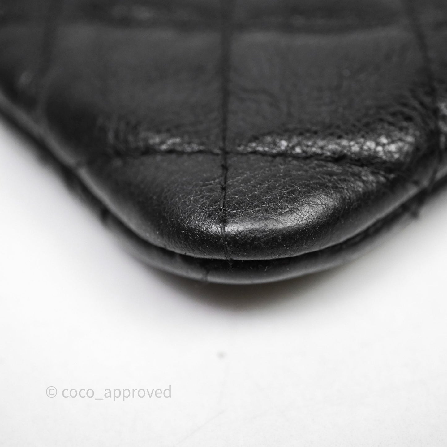Chanel Quilted Mini O Case So Black Calfskin