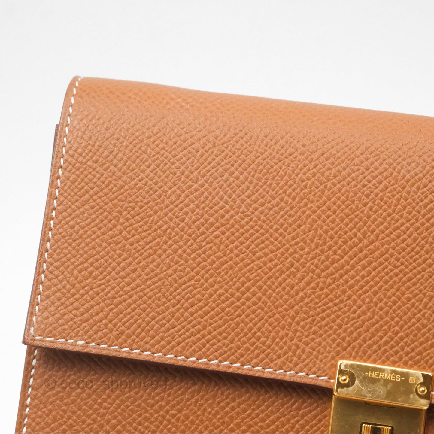 Hermès Clic 16 Wallet On Chain Gold Epsom Gold Hardware
