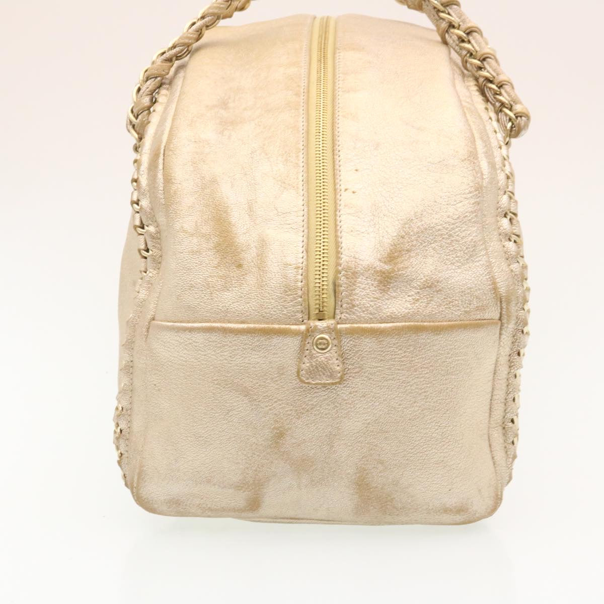 Luxury Chanel Caviar Skin Tote Bag Leather White CC  28380A