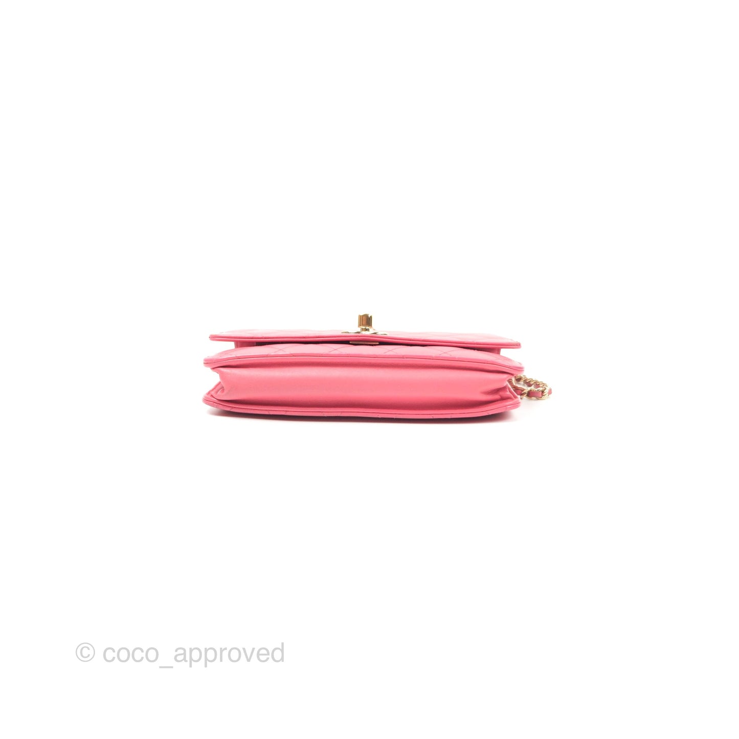 Chanel Trendy CC WOC Pink Lambskin Gold Hardware