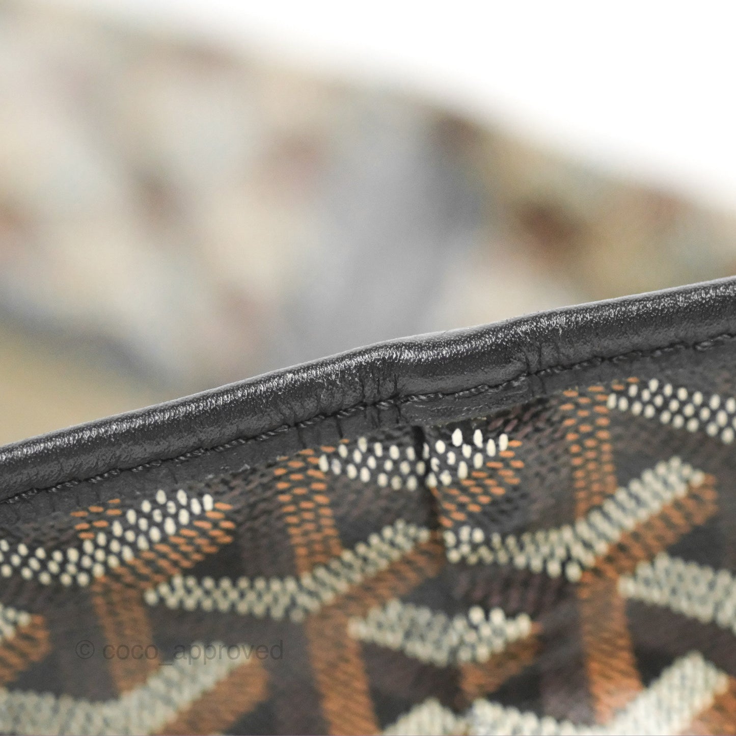 Goyard Saint Louis Black Goyardine Canvas PM⁣⁣⁣⁣⁣⁣⁣⁣⁣⁣⁣⁣⁣⁣⁣⁣⁣⁣⁣⁣