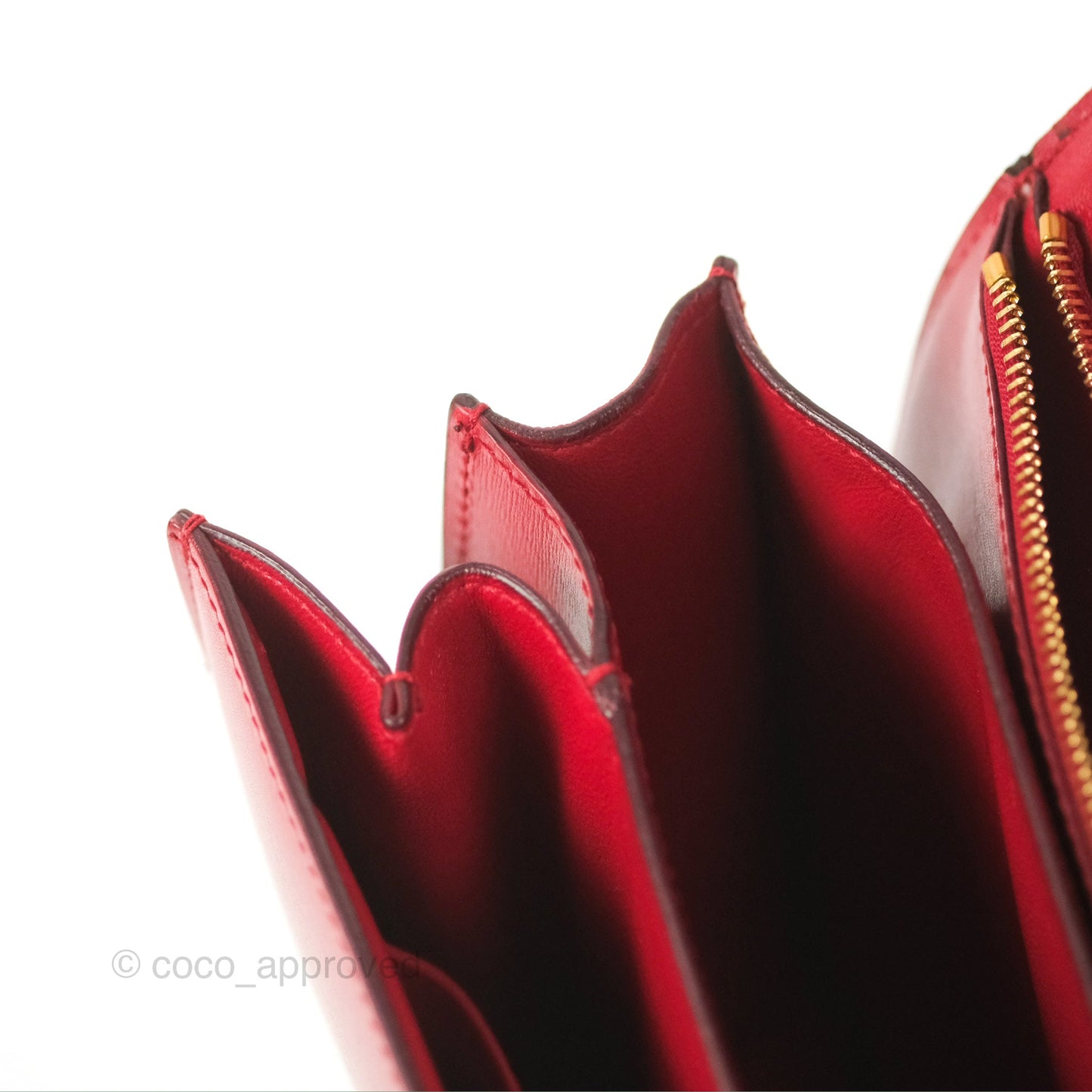 Celine Medium Classic Box Flap Red Calfskin
