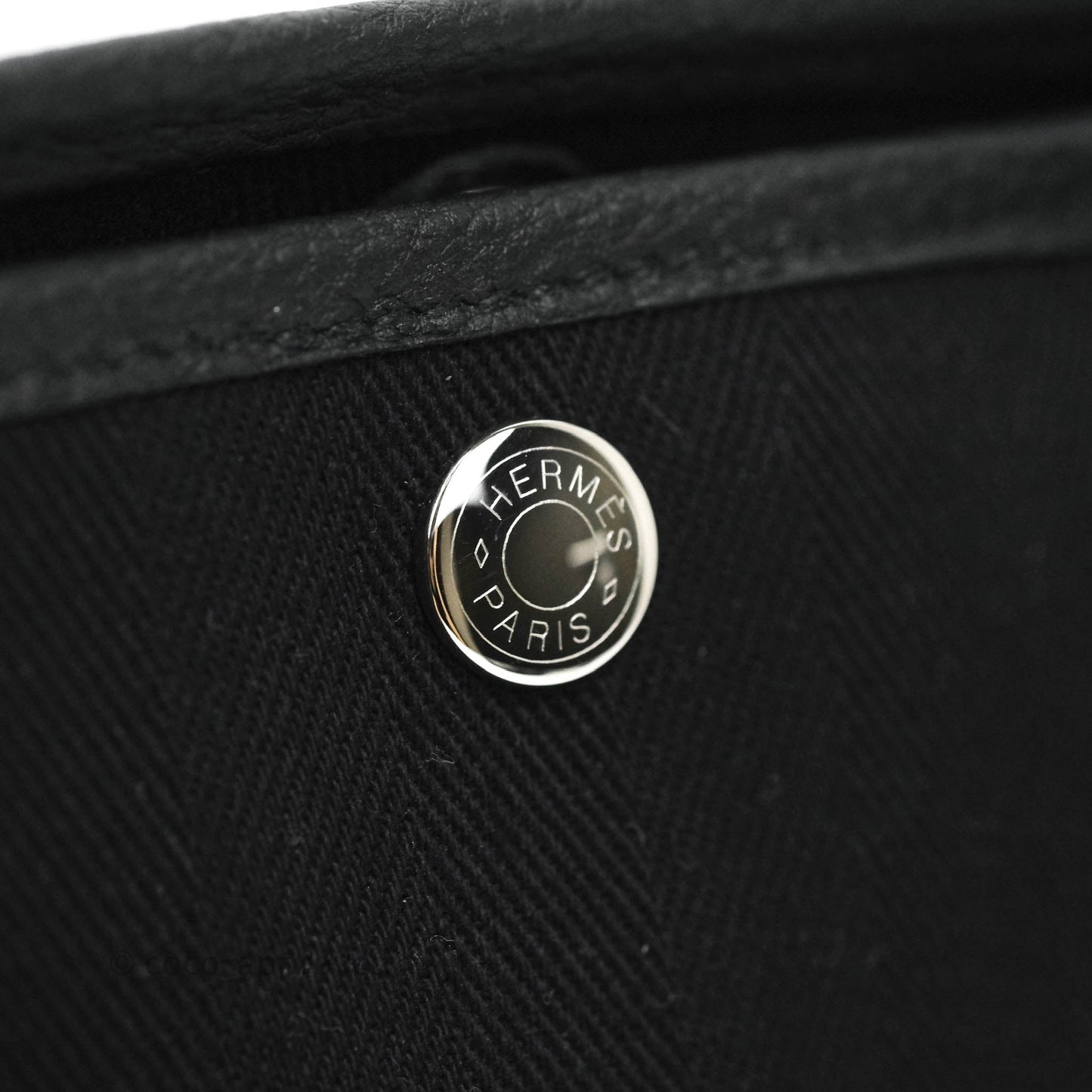 Hermès Garden Party 30 Canvas Black