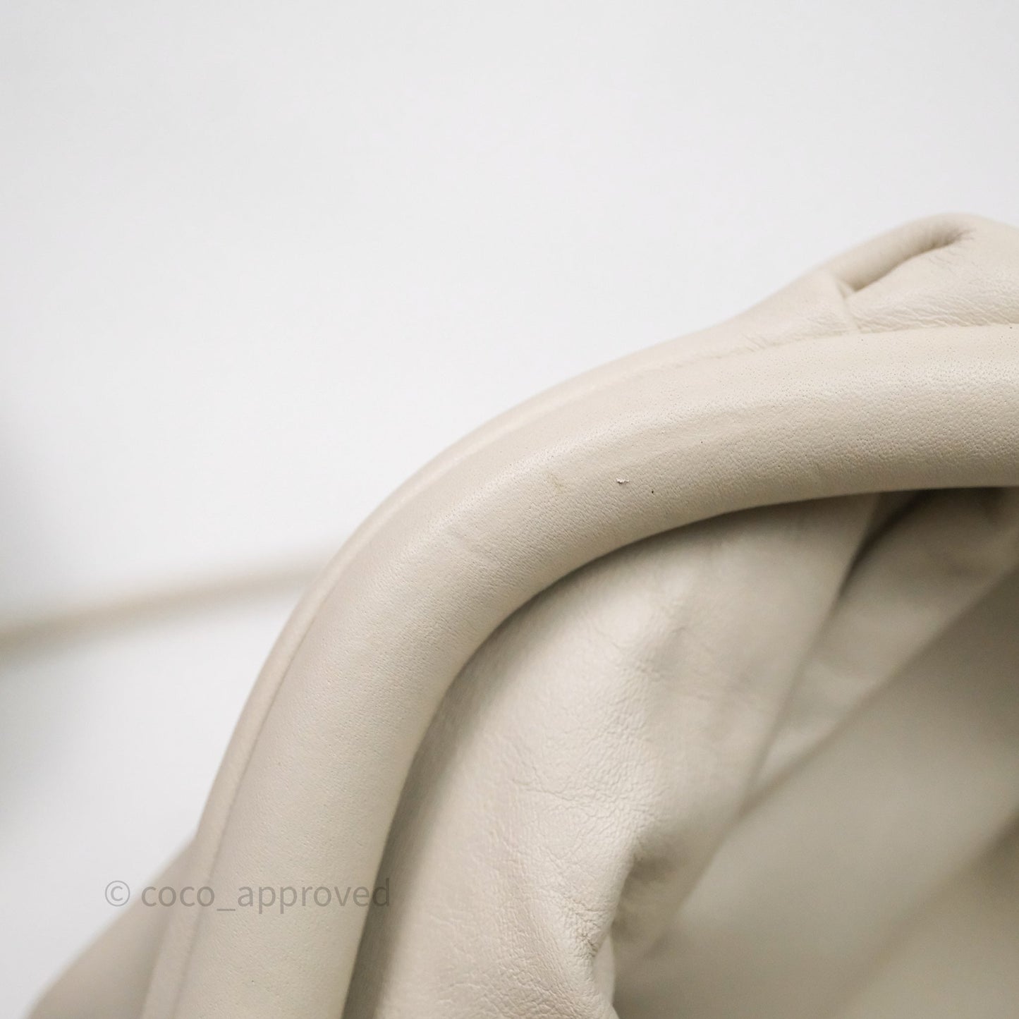 Bottega Veneta The Mini Pouch Ivory Calfskin