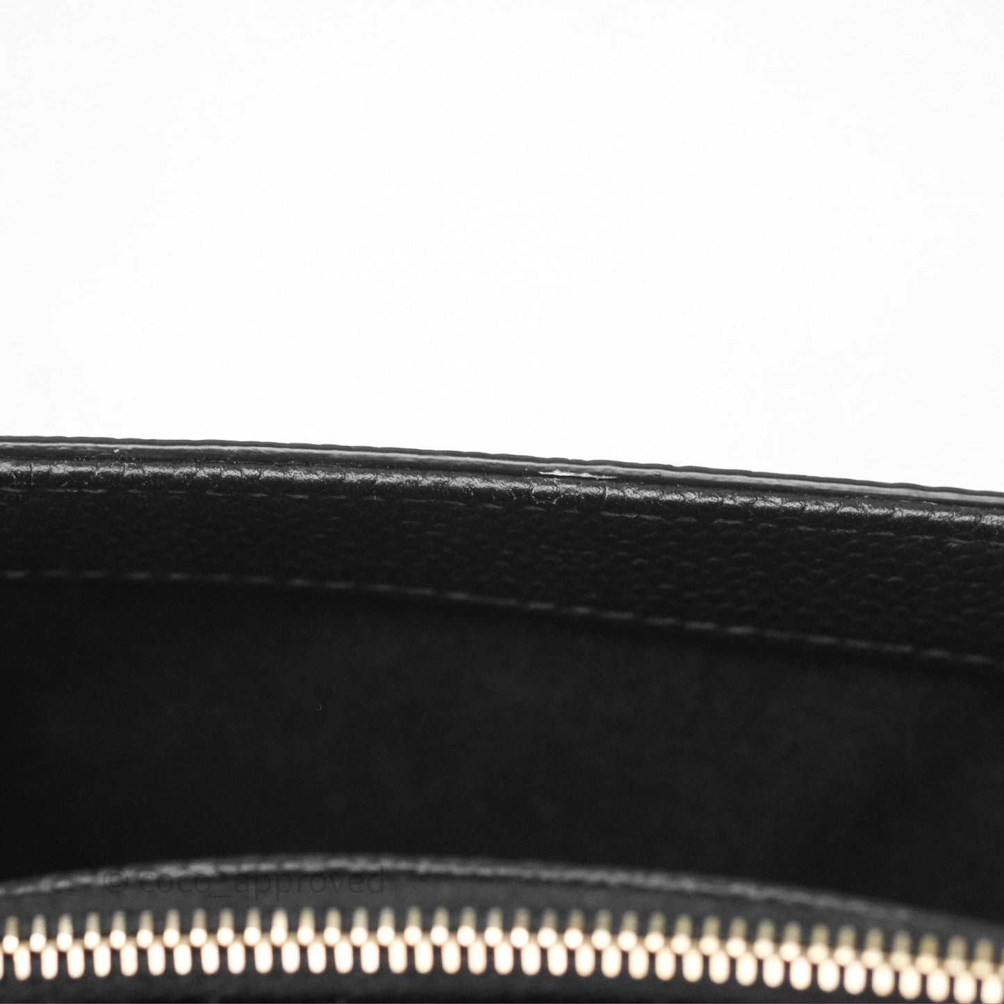 Chanel Small Chic Affinity Grained Calfskin Black Aged Gold Hardware