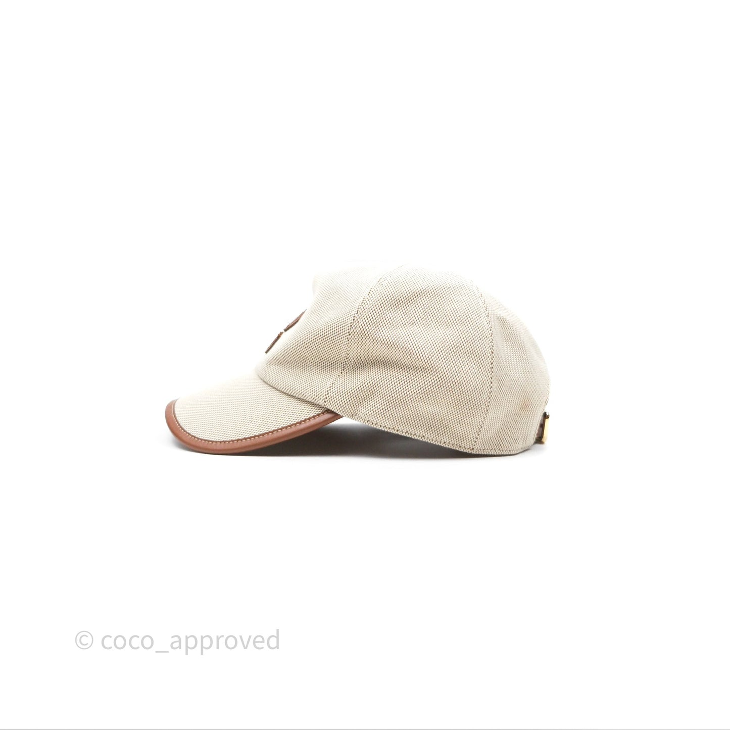 Miu Miu Baseball Hat Canvas Beige/ Brandy