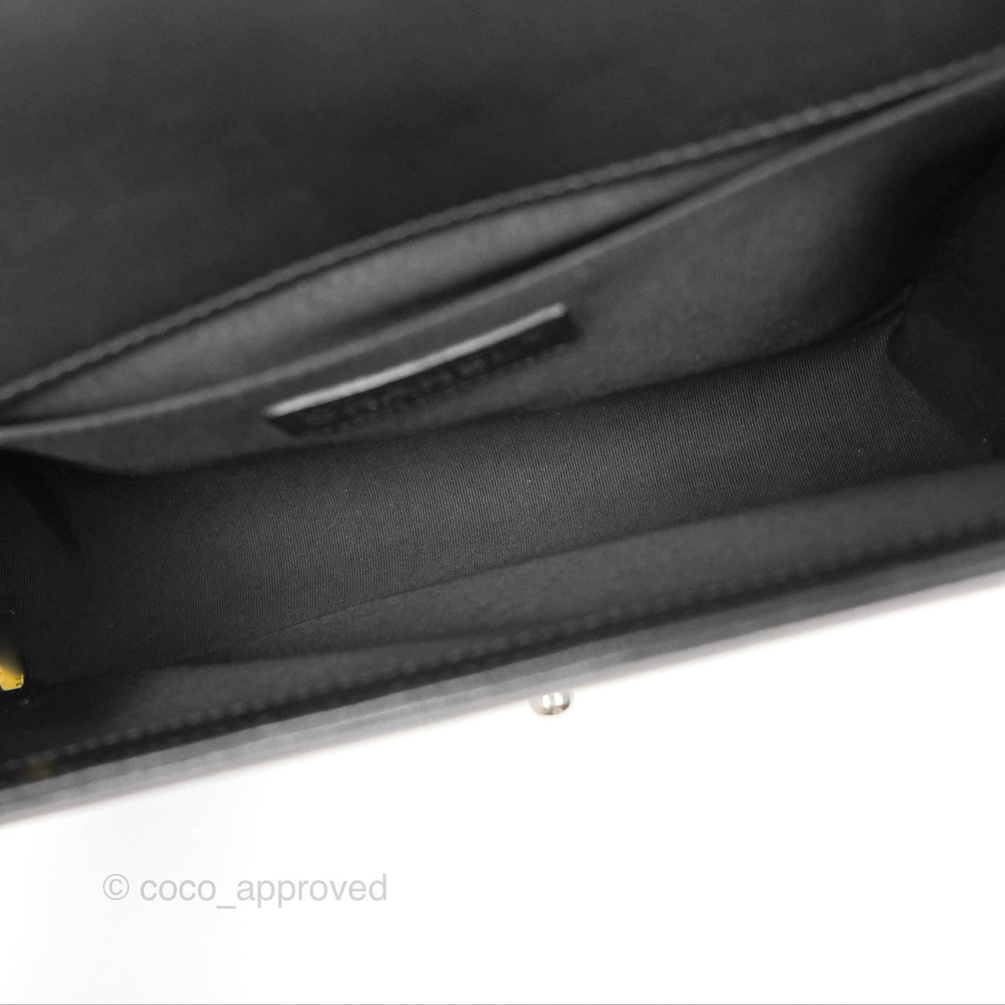 Chanel Quilted Medium Boy Black Lambskin Ruthenium Hardware