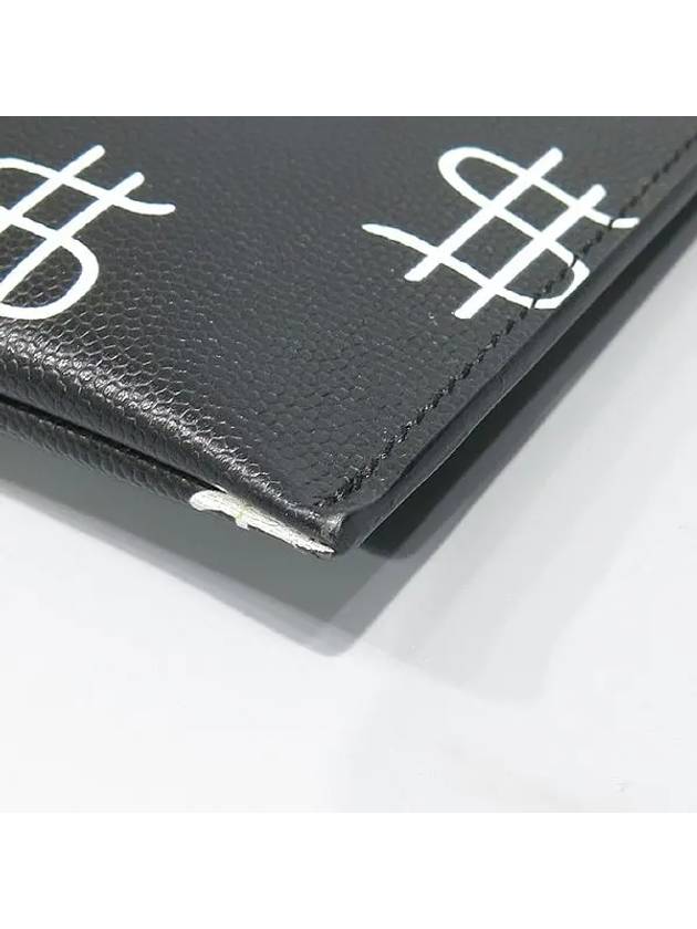 Luxury Saint Laurent YSL Yip 397294 Black Color Printing Clutch Bag