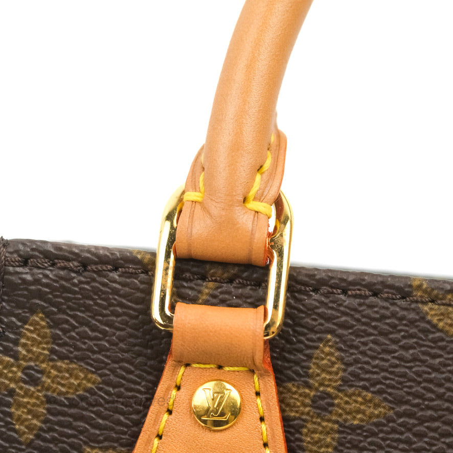 Louis Vuitton Petit Sac Plat Bag Monogram (No Strap)