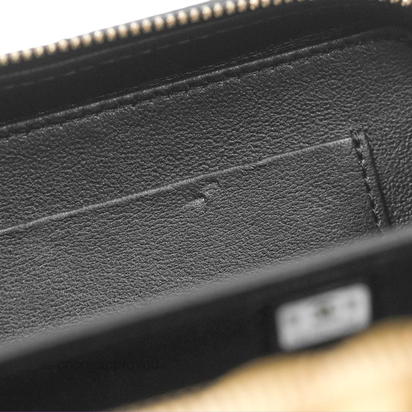 Chanel Top Handle Vanity Case Black Lambskin Aged Gold Hardware 22A