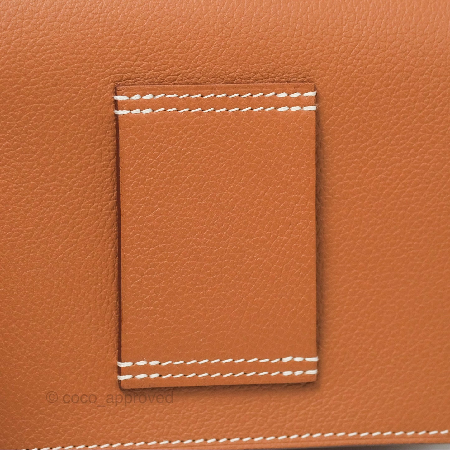 Hermès Roulis Slim Wallet Gold Evercolor Gold Hardware