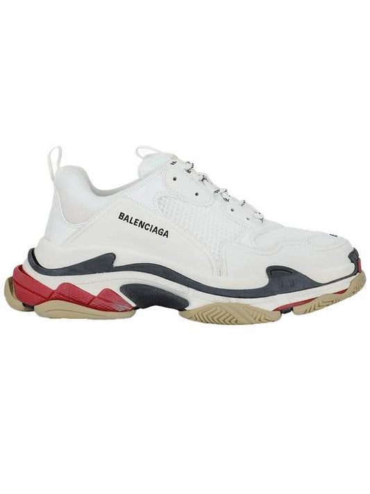 Luxury Balenciaga Trainer Triple S Low Top Sneakers White