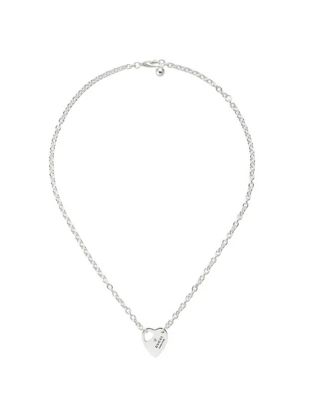 Luxury Gucci Trending 2025 Trademark Chain Pendant Necklace Silver