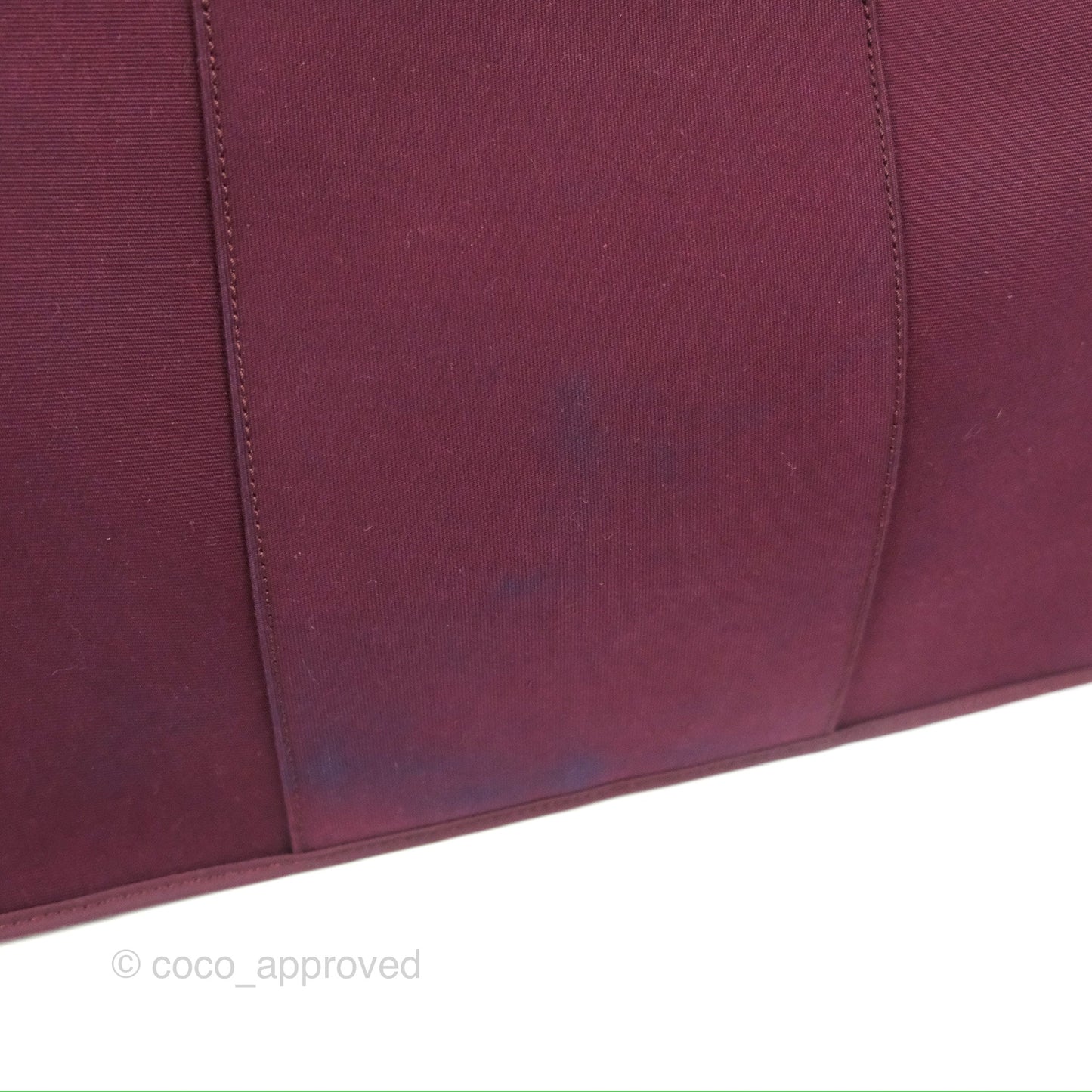 Hermès Cabag Elan Bag Purple Canvas