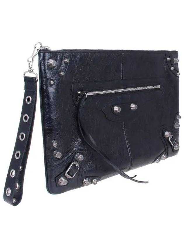 Luxury Balenciaga Le Cagole Large Clutch Bag Black