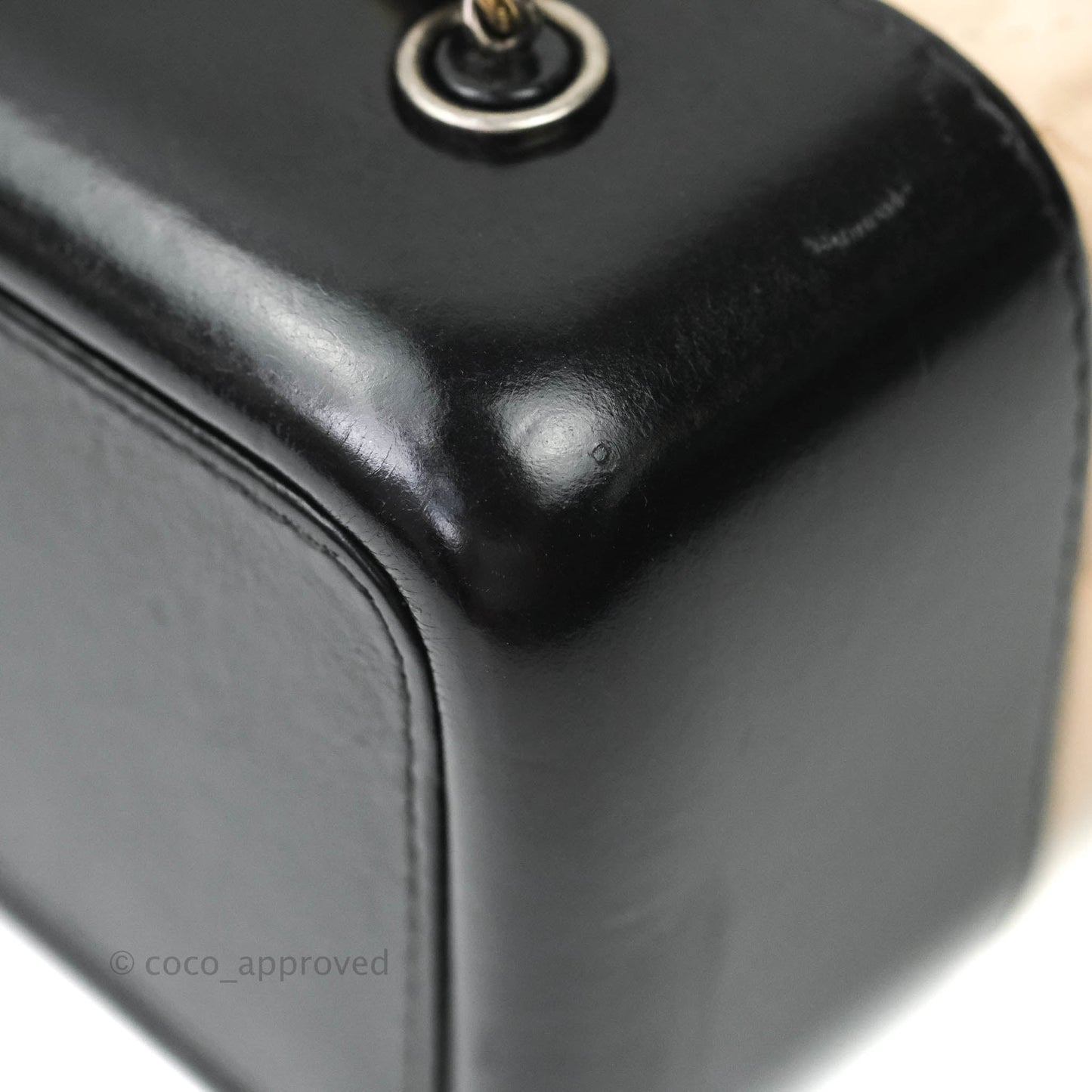 Chanel Quilted Small Gabrielle Backpack Black/Beige Aged Calfskin