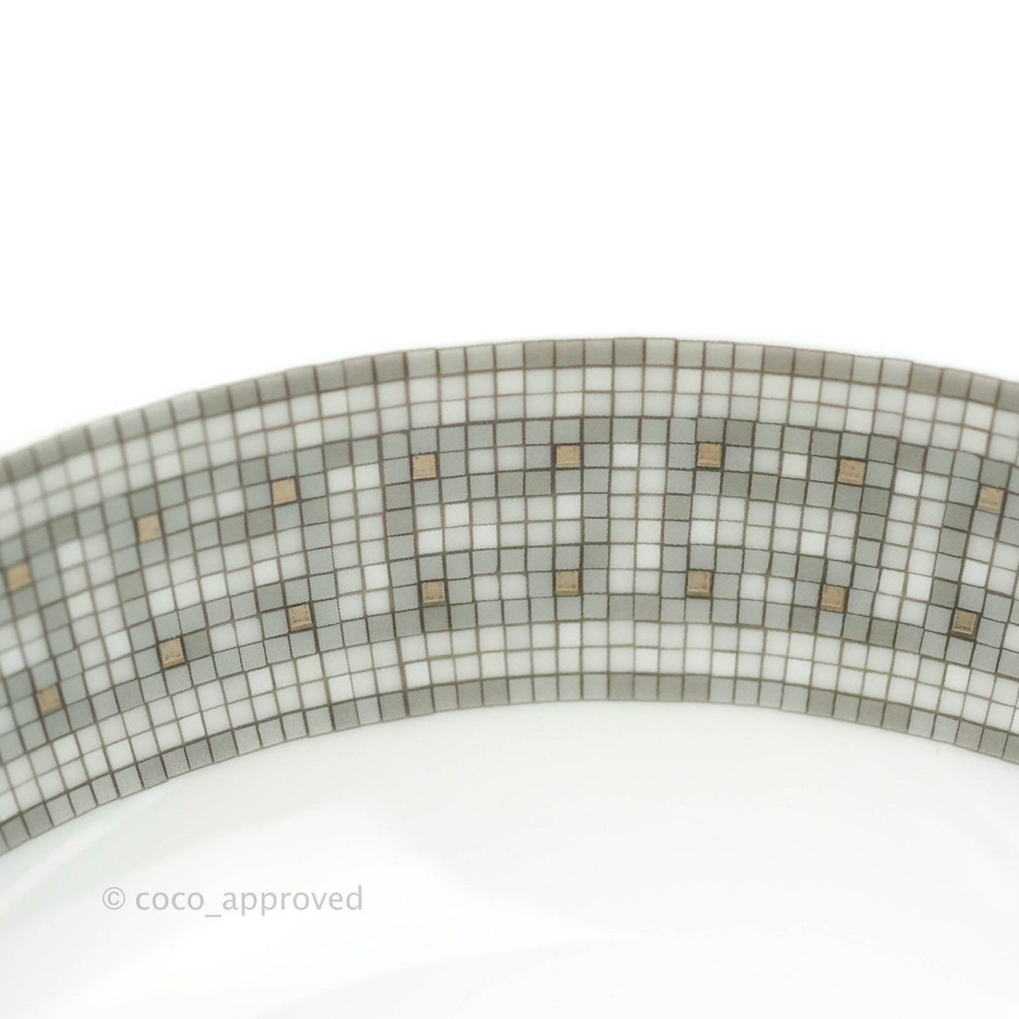 Hermès Calotte Mosaique au 24 platinum Cereal Bowl