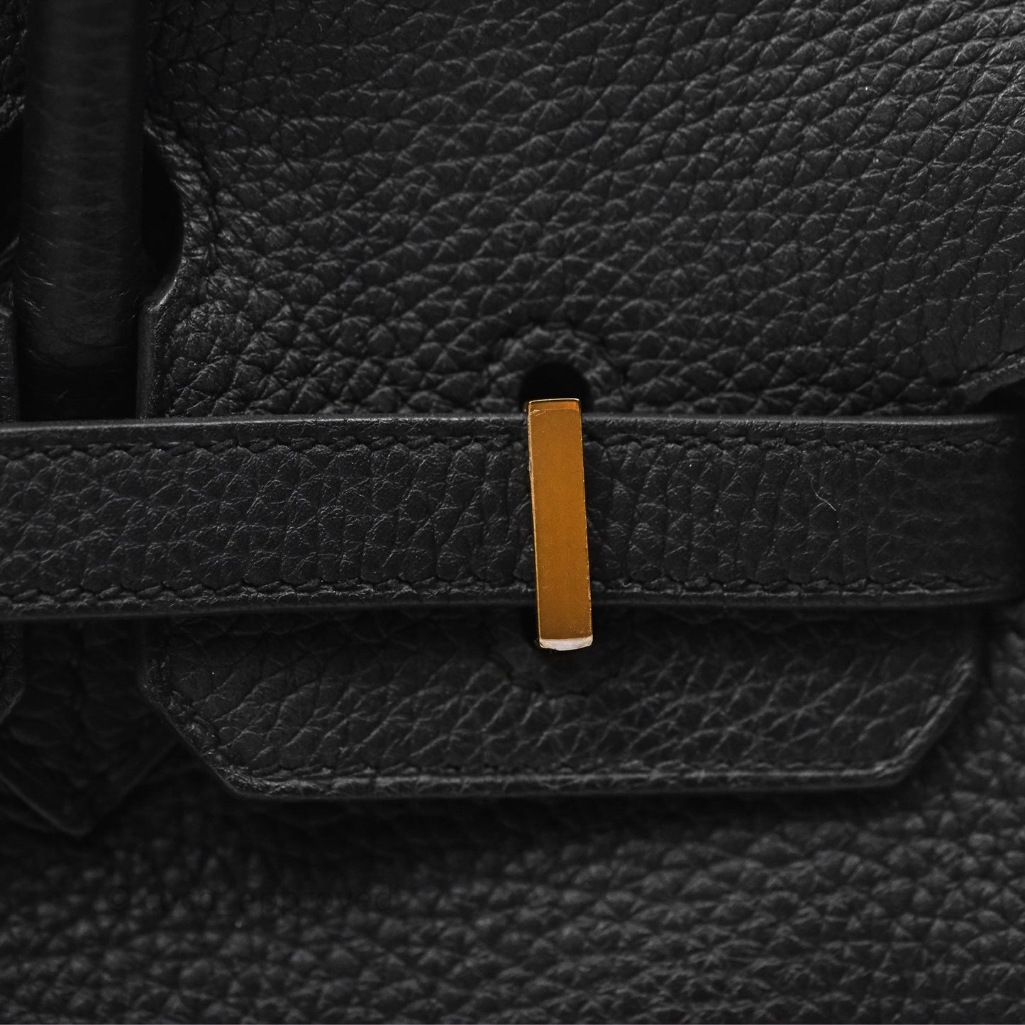 Hermès Retourne Birkin 25 Noir Togo Gold Hardware