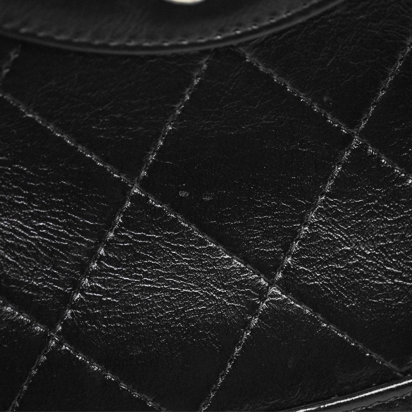 Chanel Nano 31 Black Shiny Calfskin Gold Hardware 24C