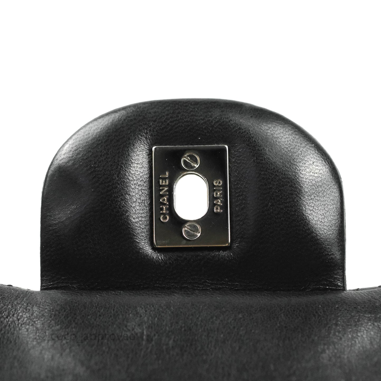 Chanel Jumbo Single Flap Black Lambskin Silver Hardware⁣⁣