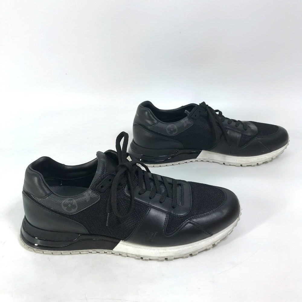 LOUIS VUITTON sneakers 1A5AX2 Canvas/Leather , Monogram Eclipse Canvas black Run away line mens 9