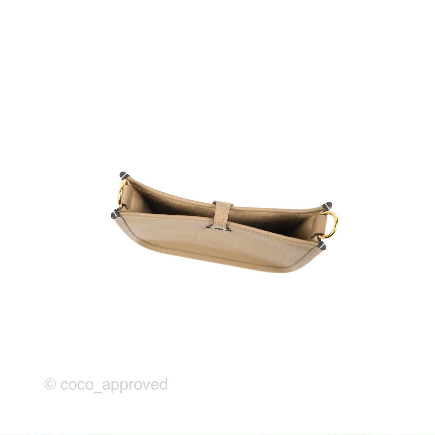 Hermès Mini Evelyne 16 Trench Clemence Gold Hardware