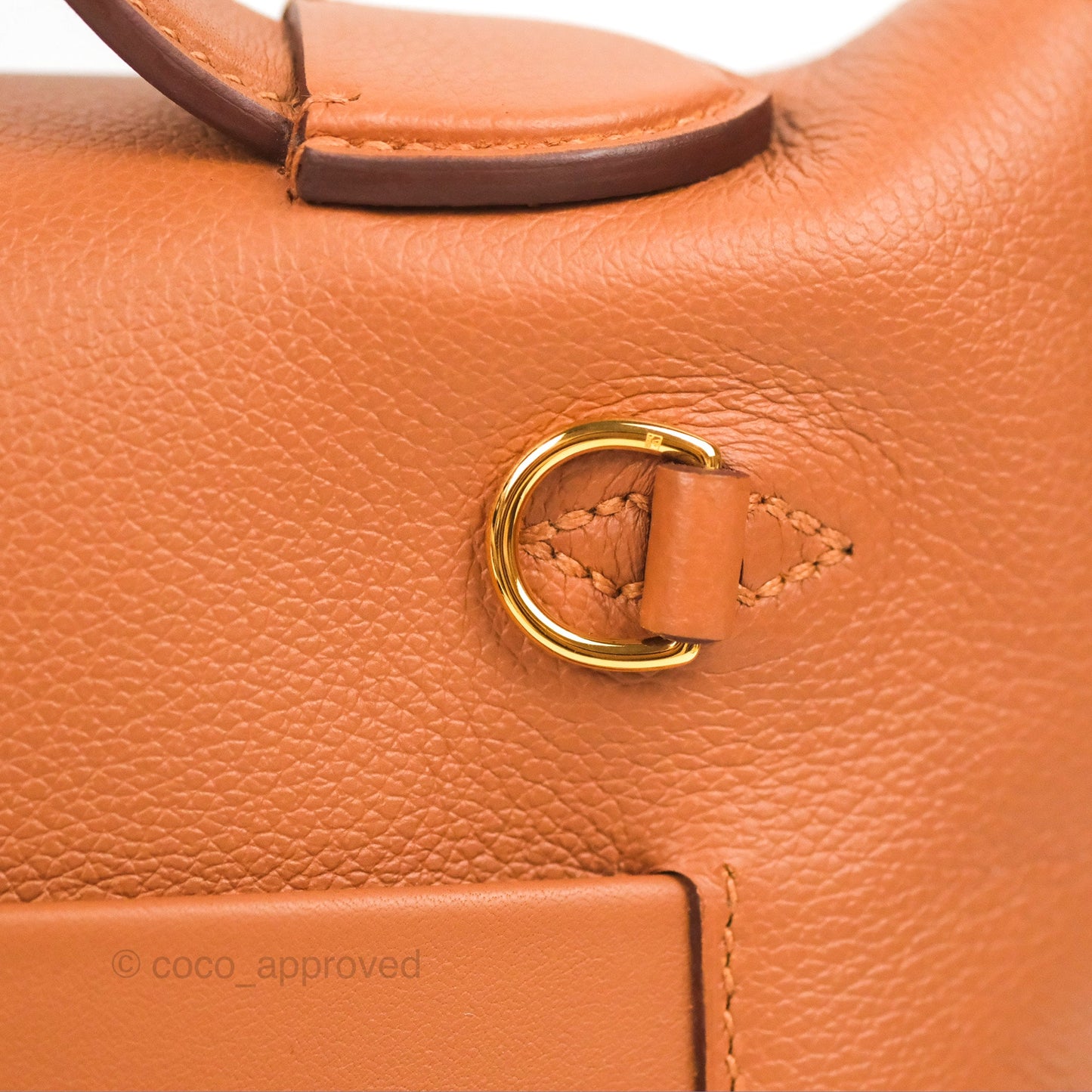 Hermès 24/24 21 Mini Gold Evercolor/Swift Gold Hardware