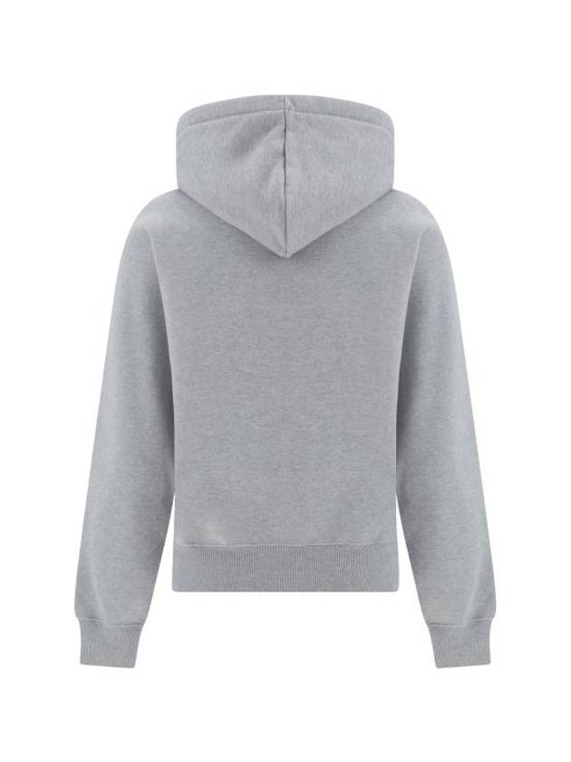 Luxury Saint Laurent Cassandre Organic Cotton Hoodie Grey