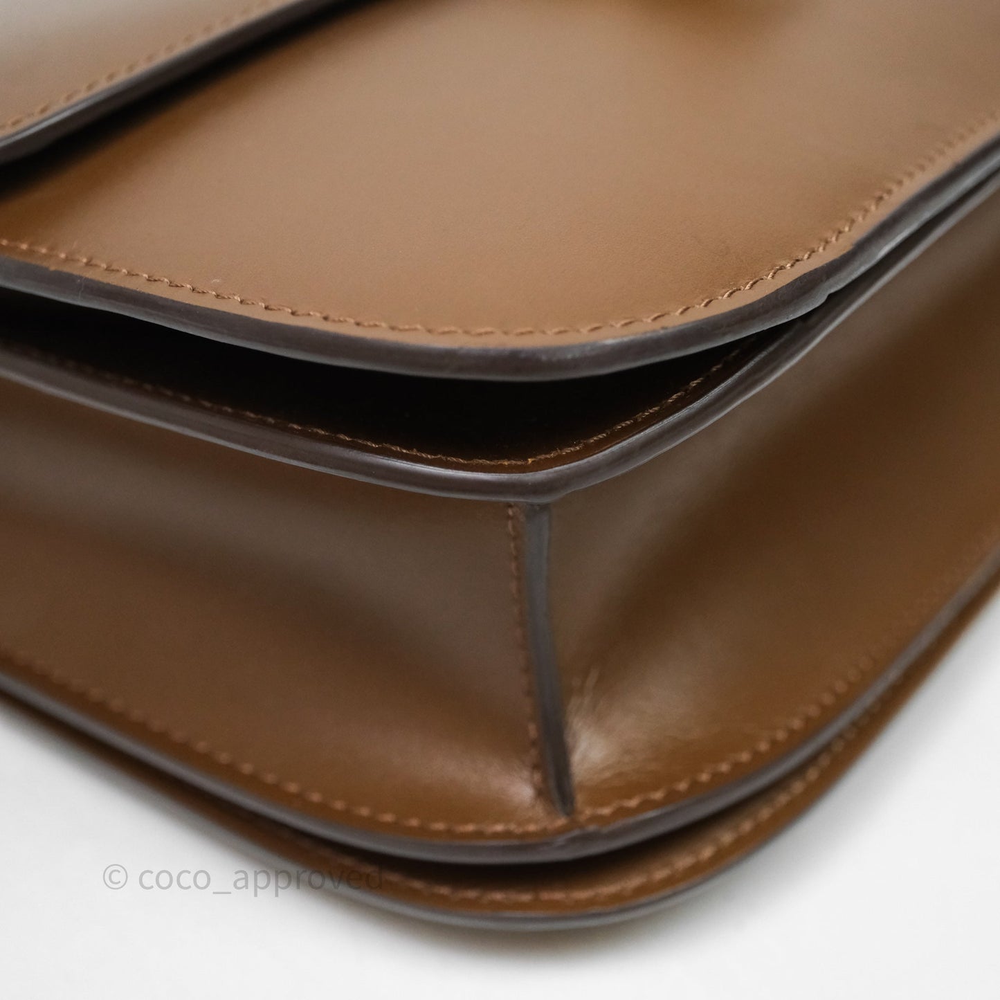 Celine Medium Classic Box Flap Caramel Calfskin