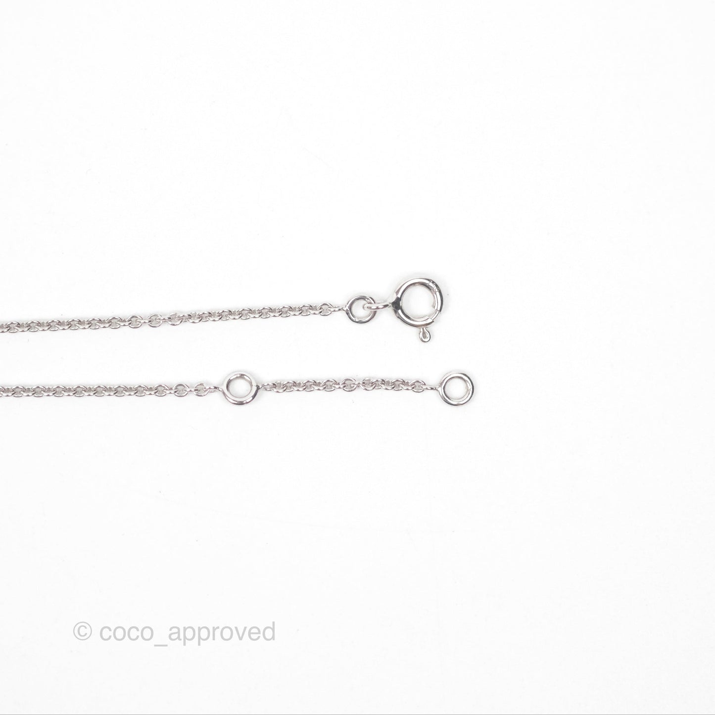 Hermès Constance Amulettes Diamonds Pendant Necklace White Gold