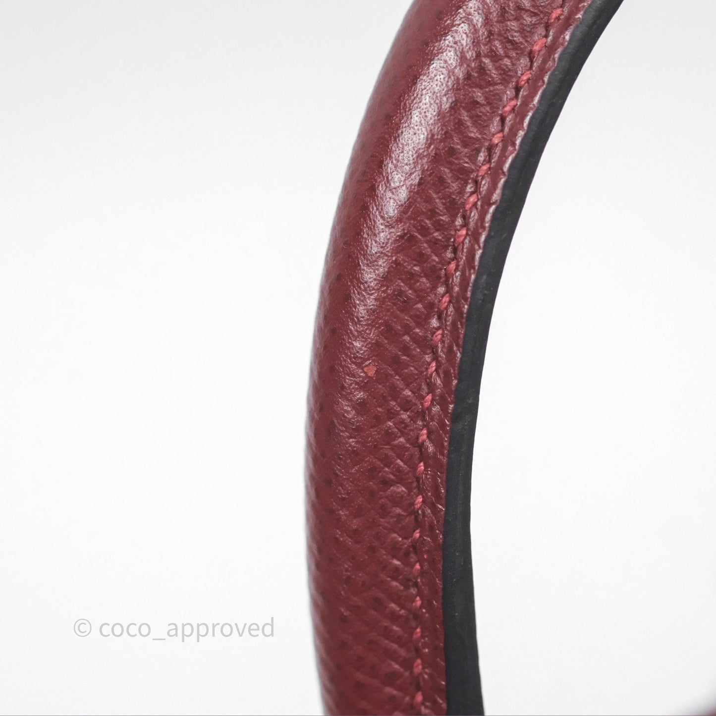 Hermès Sellier Kelly 25 Rouge H Epsom Gold Hardware