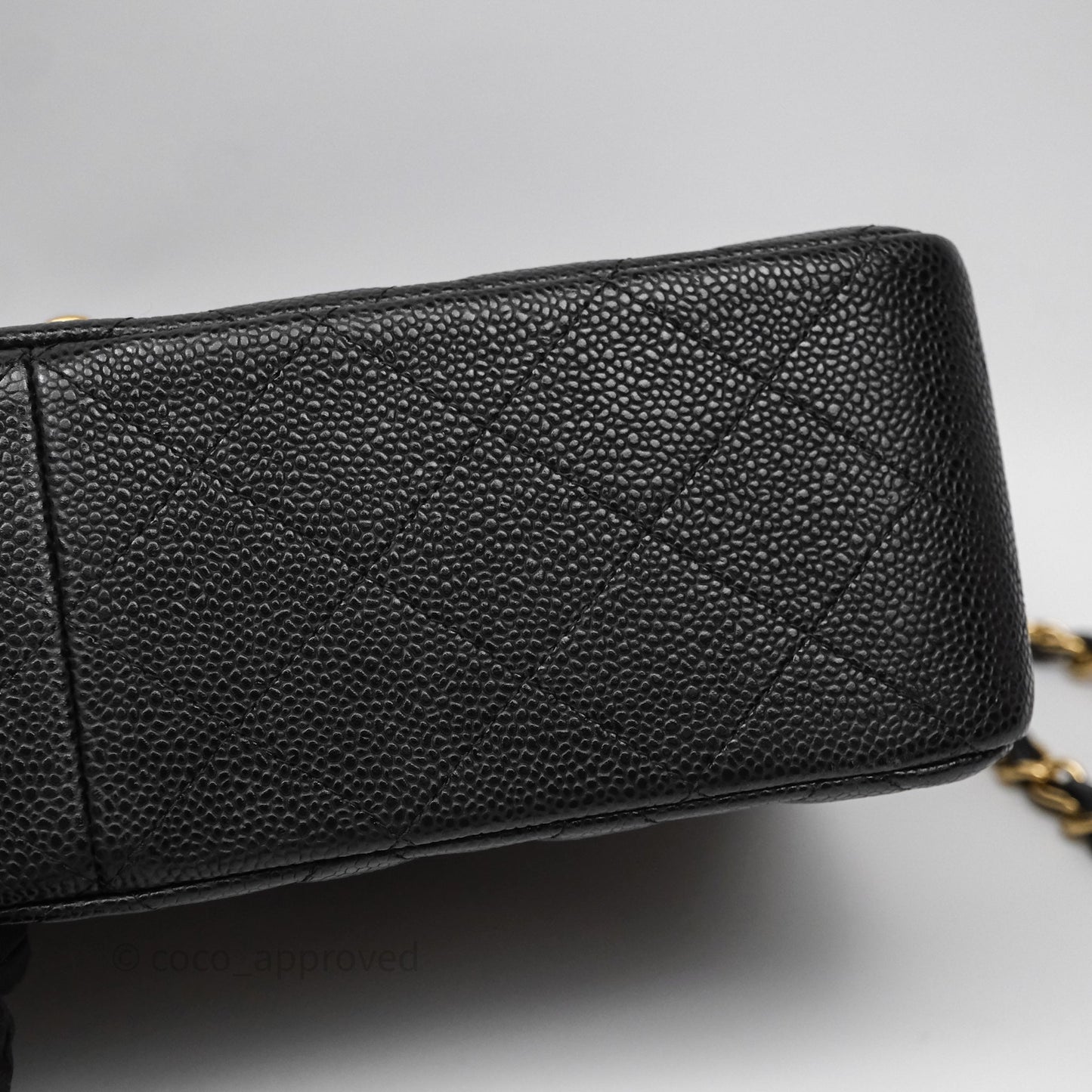 Chanel Jumbo Double Flap Black Caviar Gold Hardware⁣⁣