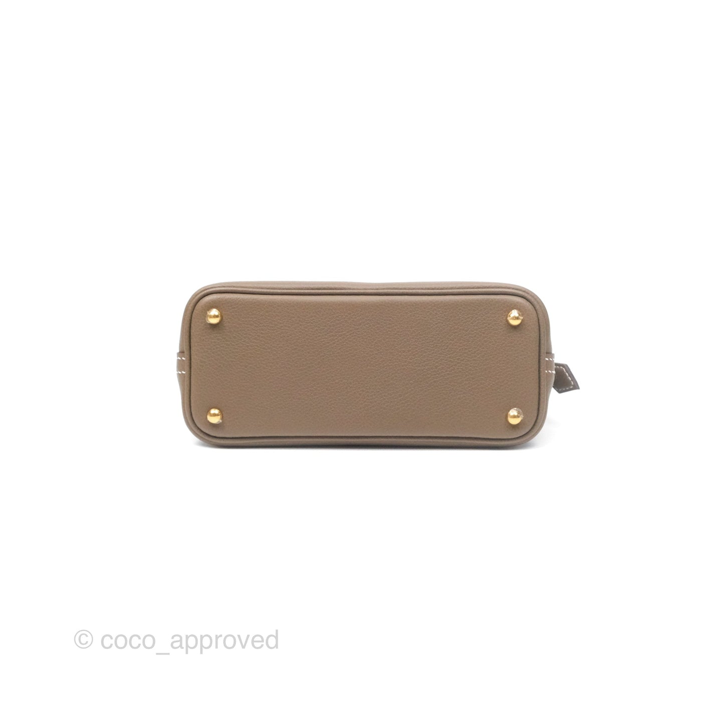 Hermès Bolide Mini 1923 Etoupe Evercolor Gold Hardware