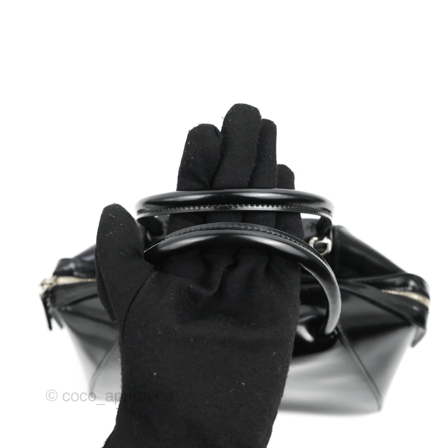 Prada Small Supernova Handbag Brushed Leather Black