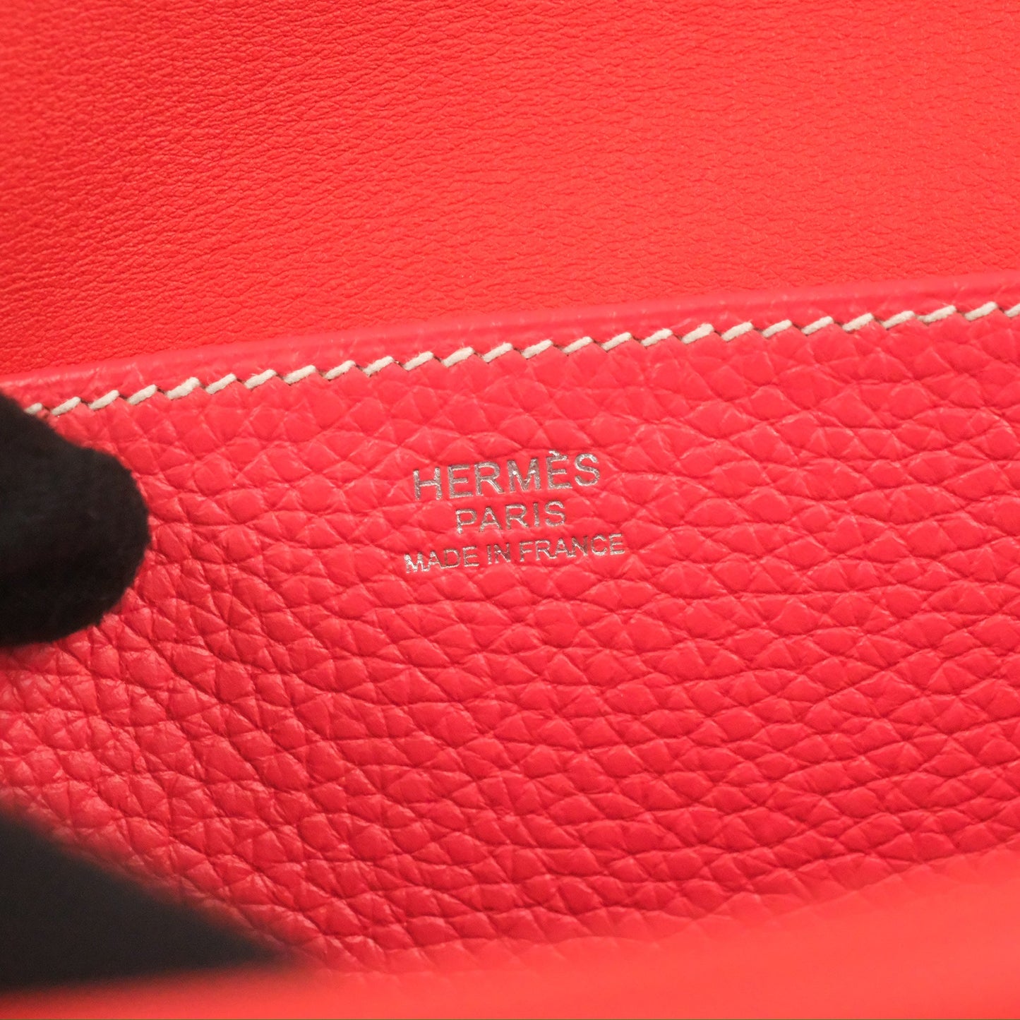Hermès Halzan 31 Red Palladium Hardware