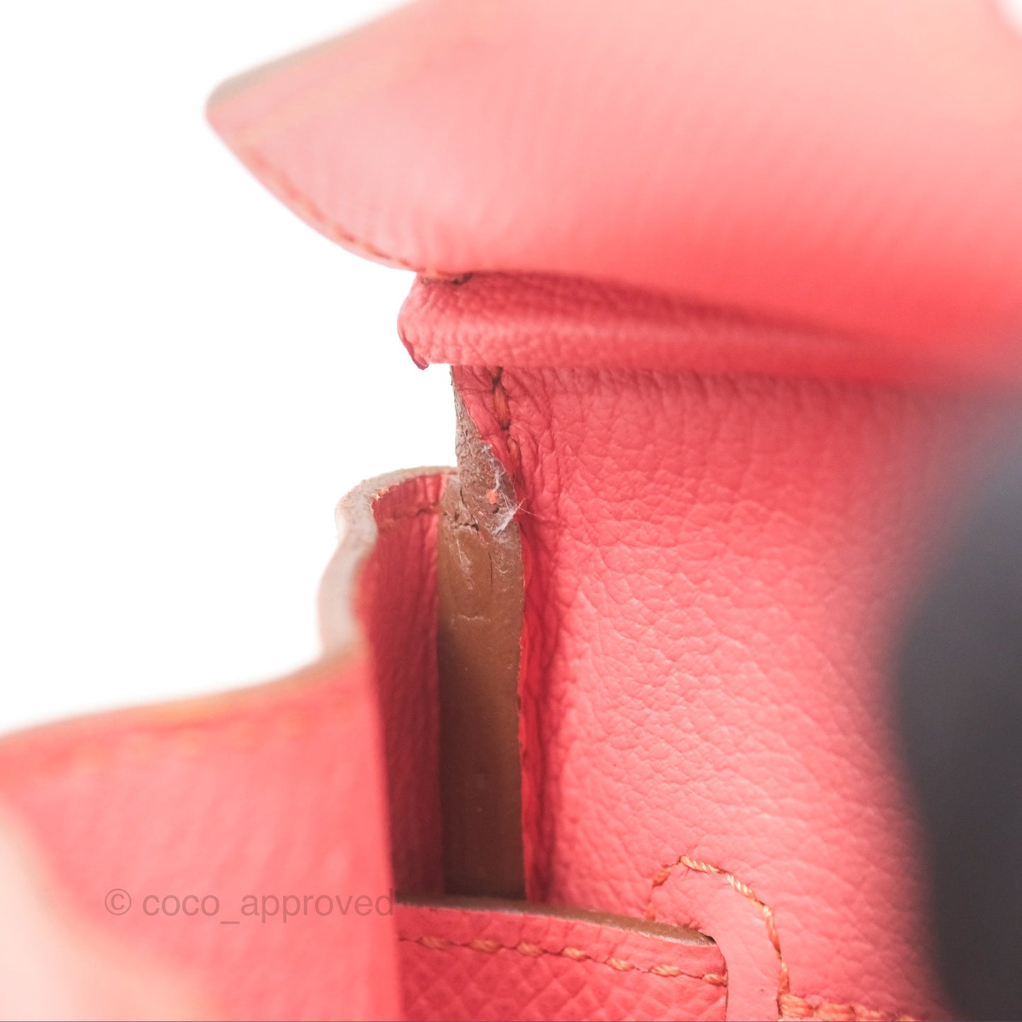 Hermès Birkin 30 Retourne Flamingo I5 Epsom Gold Hardware