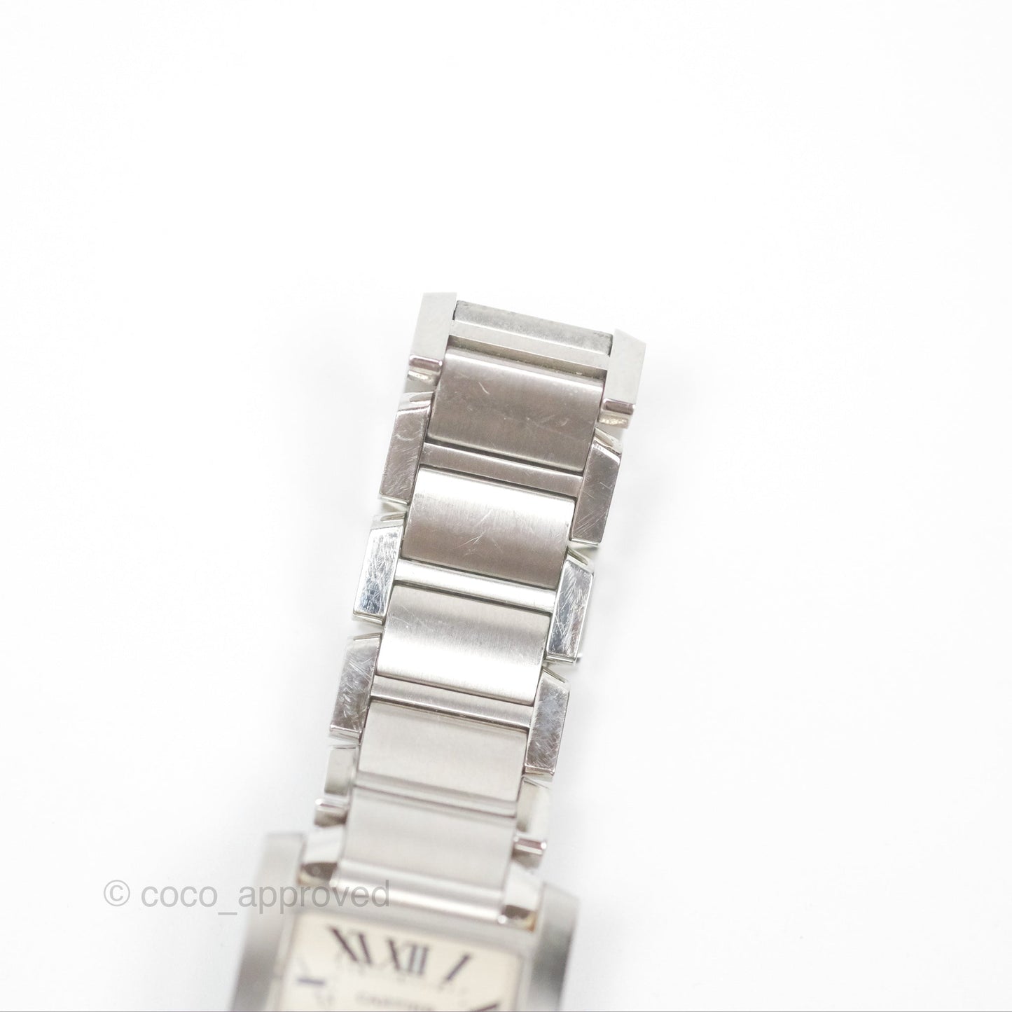 Cartier Steel Tank Francaise Watch Small Model