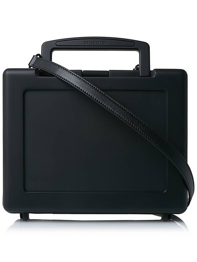 Luxury Balenciaga BB Logo Top Handle Tote Bag Black
