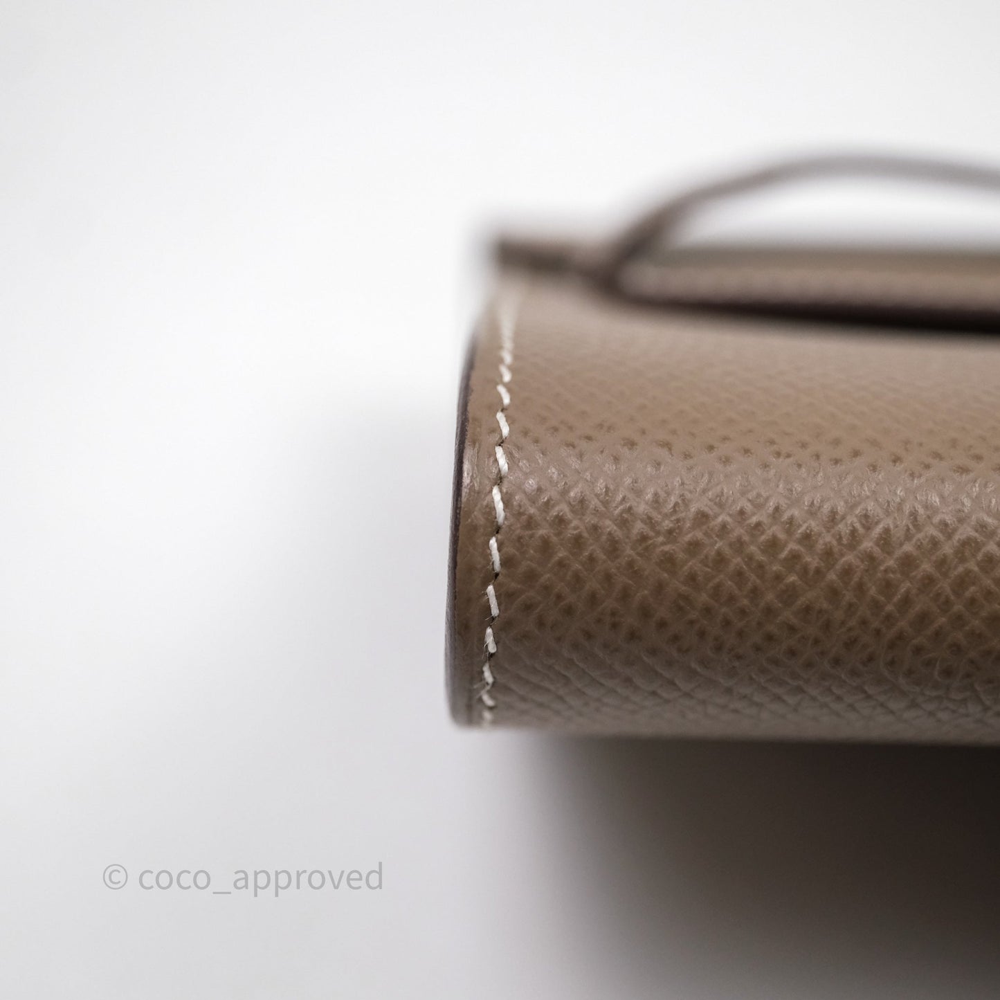 Hermès Kelly To Go Wallet Etoupe 18 Epsom Gold Hardware