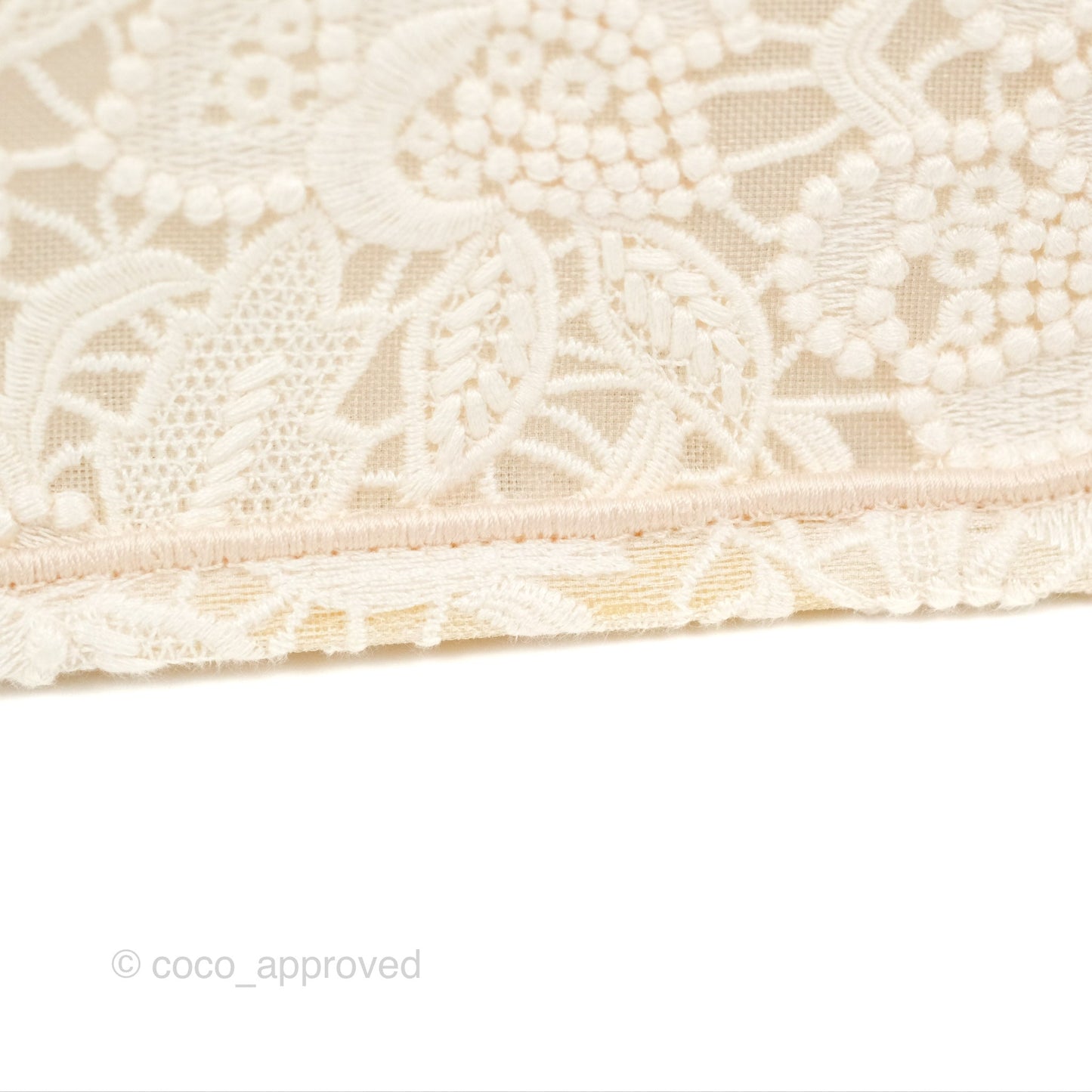 Dior Small Book Tote Natural Macramé-Effect Embroidery