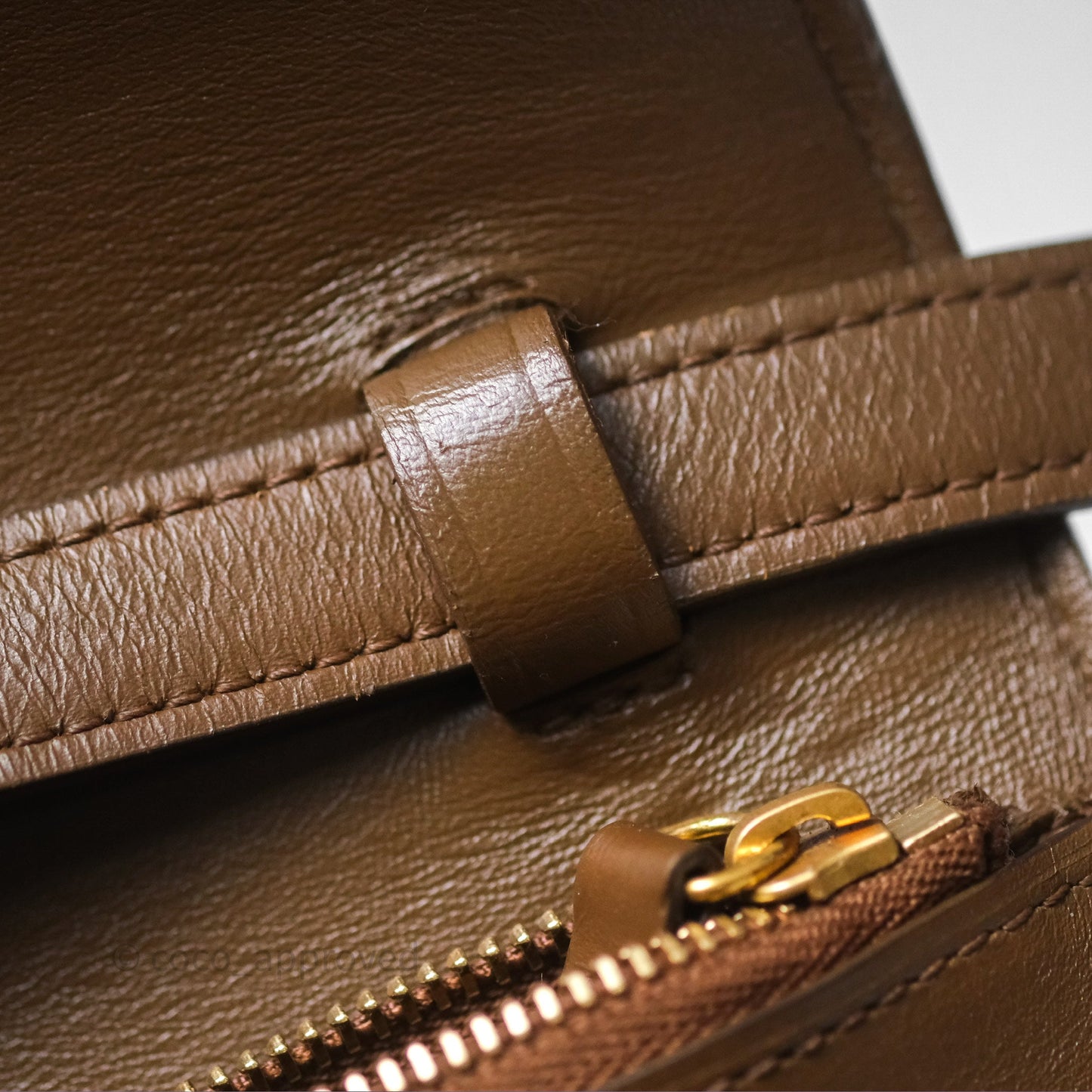 Celine Medium Classic Box Flap Caramel Calfskin