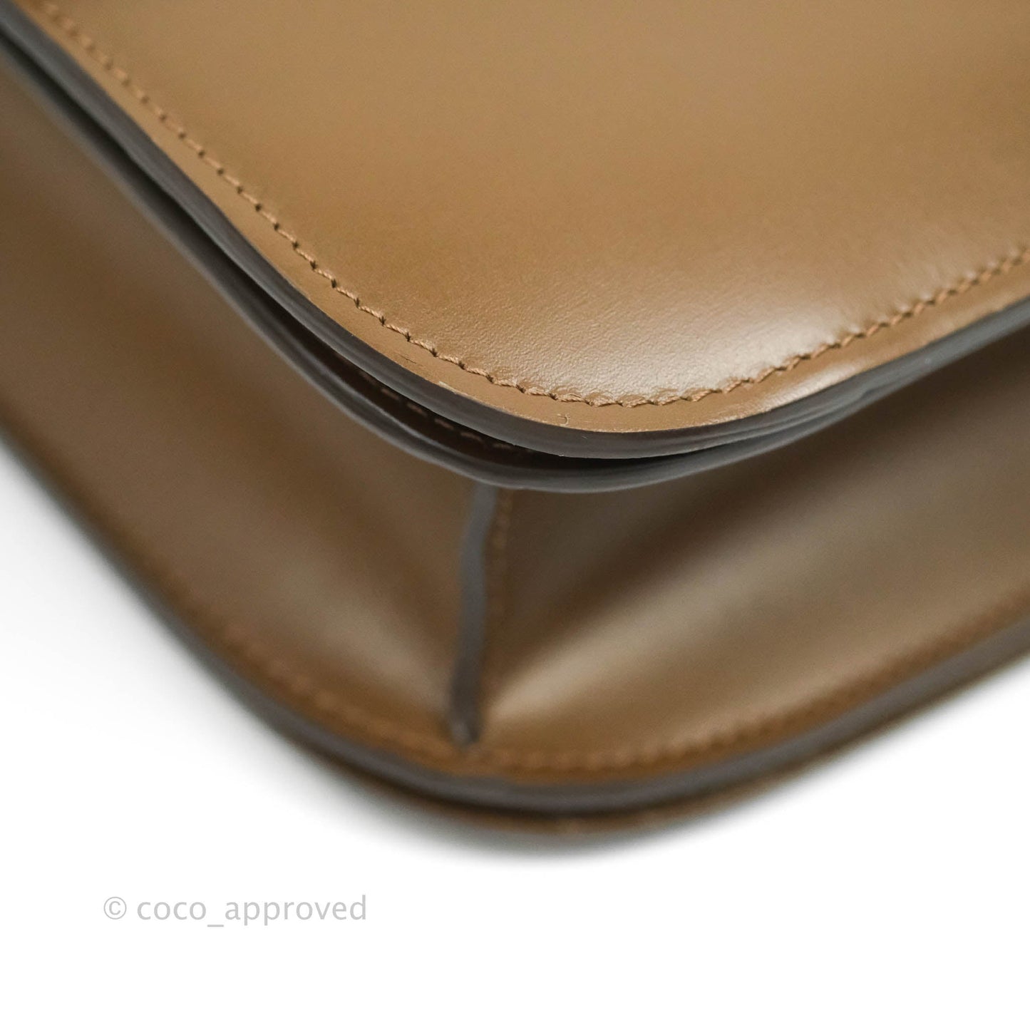 Celine Medium Classic Box Flap Caramel Calfskin