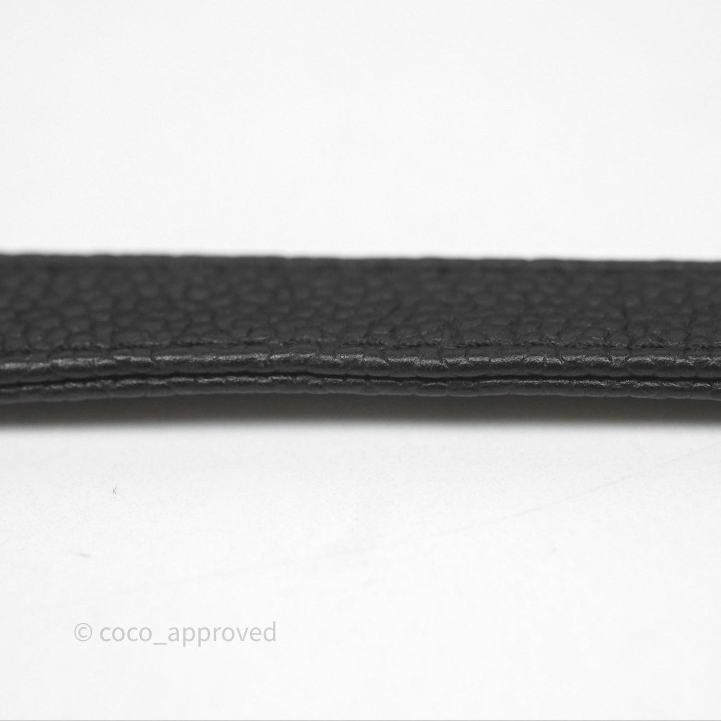 Chanel Quilted Easy Flap Bag Black Caviar Silver Hardware